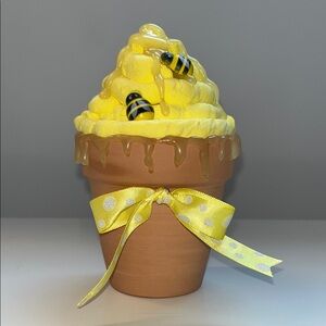 Faux Large Bee Cupcake